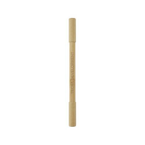 Samambu бамбуковая двойная ручка, черные чернила - Натуральный