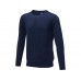 Мужской пуловер Merrit с круглым вырезом, темно-синий