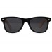 Солнцезащитные очки Rockwood с бамбуковыми дужками в сером футляре, черный