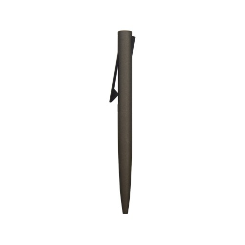 Ручка металлическая шариковая Bevel, серый/черный