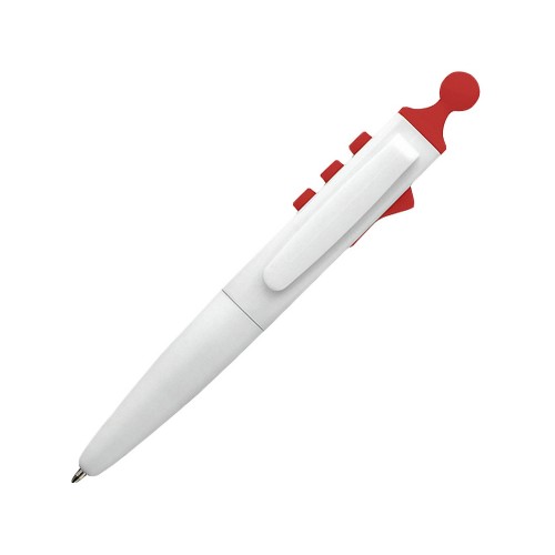 Ручка шариковая Clic Pen, белый/красный