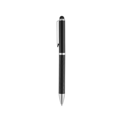 Ручка-стилус шариковая Alden, черный/серебристый