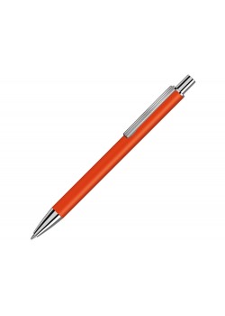 Металлическая автоматическая шариковая ручка Groove, оранжевый