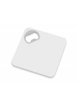Подставка для кружки с открывалкой Liso, черный/белый