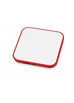 Портативное зарядное устройство (power bank) Квадрум, 2600 mAh, красный