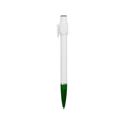 Ручка шариковая Тенерифе, белый/зеленый