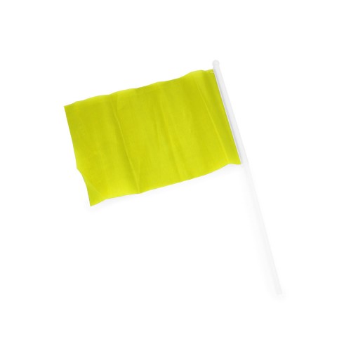 Флаг CELEB с небольшим флагштоком, желтый