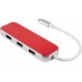 Хаб USB Rombica Type-C Chronos Red