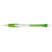 Ручка шариковая Santa Monica, белый/зеленый, черные чернила