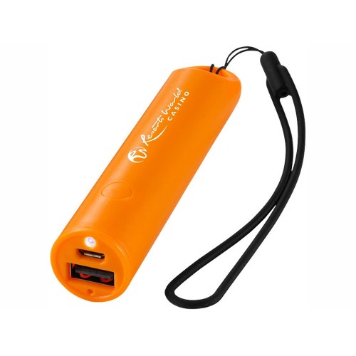 Портативное зарядное устройство Beam, 2200 mAh, оранжевый