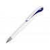 Ручка шариковая Swansea, белый/ярко-синий, черные чернила