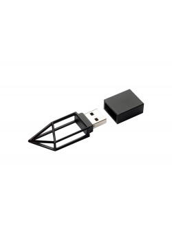 USB-флешка на 16 ГБ,micro USB  черный