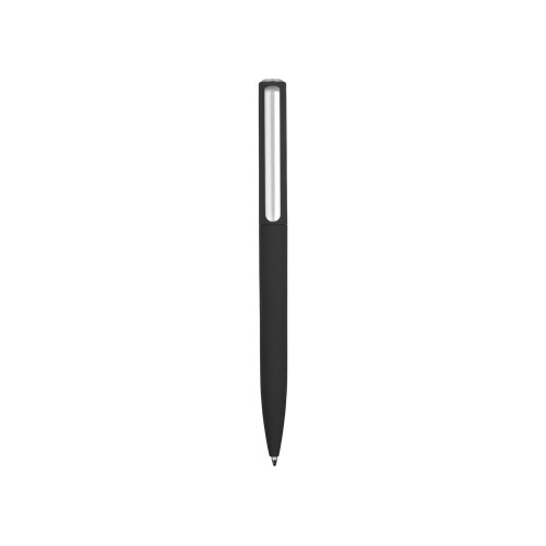 Ручка шариковая пластиковая Bon с покрытием soft touch, черный