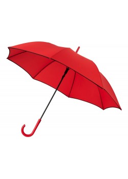 Ветрозащитный автоматический цветной зонт Kaia 23, красный