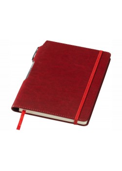 Блокнот А5 Panama с ручкой, красный