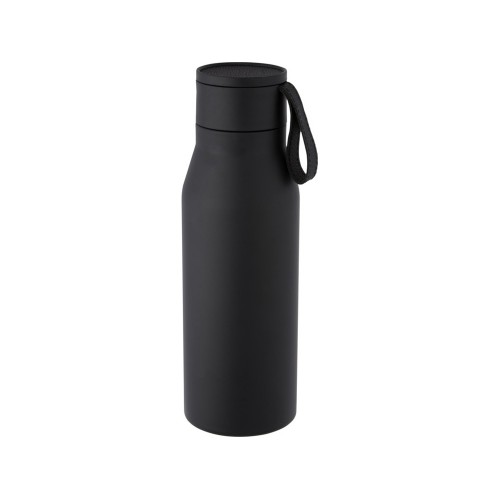 Ljungan Бутылка объемом 500 мл с медной вакуумной изоляцией, ремешком и крышкой, черный