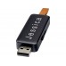 USB-флеш-накопитель Gleamобъемом 16 ГБ с подсветкой, черный