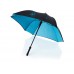 Зонт трость Square, полуавтомат 23, черный/синий