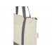 Эко-сумка на молнии Repose объемом 10 л из переработанного хлопка плотностью 320 г/м², серый яркий