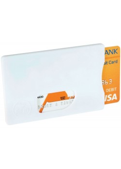 Защитный RFID чехол для кредитной карты Arnox, белый