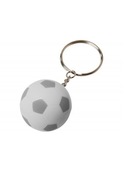 Футбольный брелок Striker, белый/серебристый