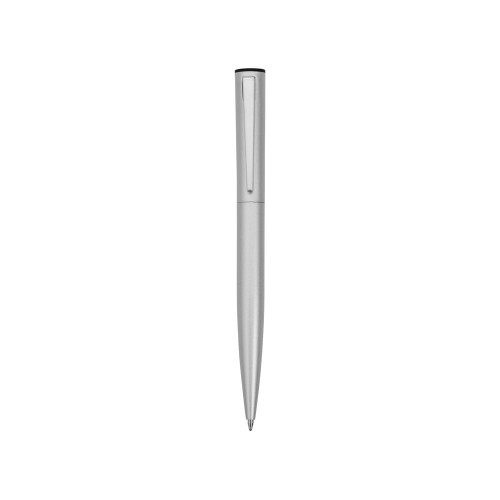 Ручка металлическая шариковая Icicle под полимерную наклейку, серебристый