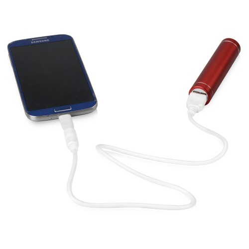 Портативное зарядное устройство Олдбери, 2200 mAh, красный