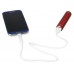 Портативное зарядное устройство Олдбери, 2200 mAh, красный