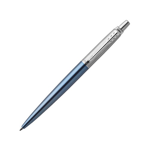 Ручка шариковая Parker Jotter Core Waterloo Blue CT, голубой