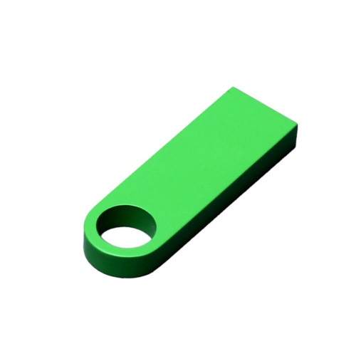 USB 3.0-флешка на 32 Гб с мини чипом и круглым отверстием, зеленый