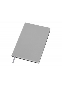 Бизнес-блокнот C1 софт-тач, гибкая обложка, 128 листов, серый