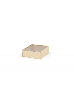 Деревянная коробка BOXIE CLEAR S, натуральный темный