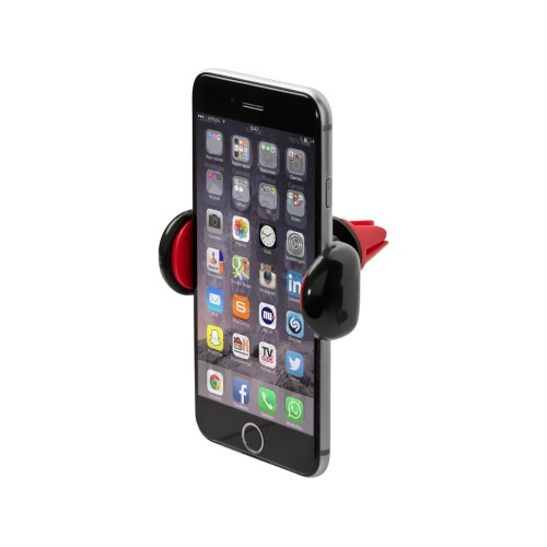 Автомобильный держатель для мобильного телефона Grip, черный/красный