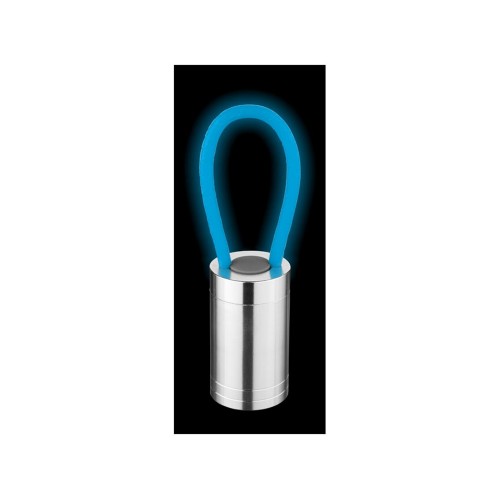 Фонарик Vela со светящимся ремешком, ярко-синий