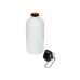 Матовая спортивная бутылка Hip S с карабином и объемом 400 мл, белый