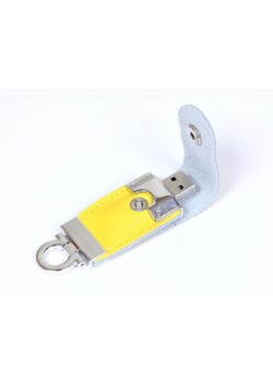 USB-флешка на 32 Гб в виде брелка, желтый