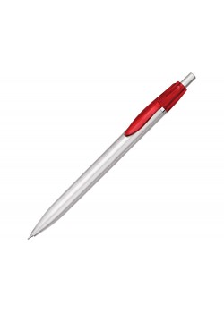 Ручка шариковая Celebrity Шепард, серебристый/красный