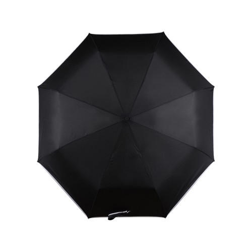 Зонт складной Уоки, черный/белый (Р)