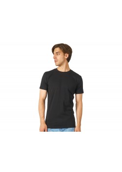 Футболка HD Fit короткий рукав с эластаном, мужская, чёрный