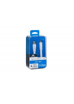 Кабель USB Type C 3.0 – Type A 1.2м WT12, белый