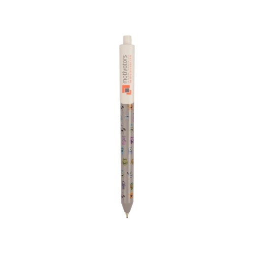 Ручка пластиковая шариковая Pigra P03 с круговым нанесением