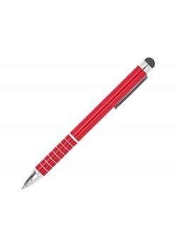 Ручка-стилус металлическая шариковая CANAIMA, красный