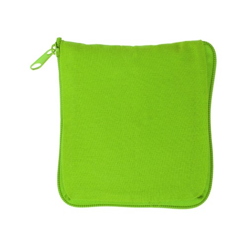 Складывающаяся сумка Skit из хлопка на молнии, зеленое яблоко