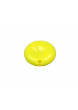 Флешка промо круглой формы, 8 Гб, желтый