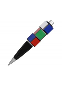 Ручка шариковая с вращающимися кубиками