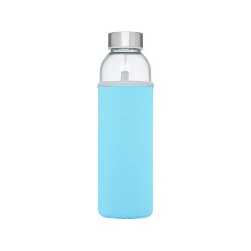 Спортивная бутылка Bodhi из стекла объемом 500 мл, светло-синий
