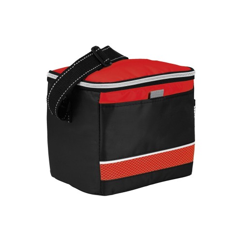 Спортивная сумка-холодильник Levi, черный/красный