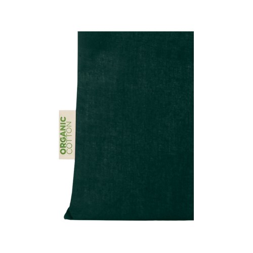 Сумка-шоппер Orissa из органического хлопка плотностью 100 г/м² (по стандарту GOTS), темно-зеленый