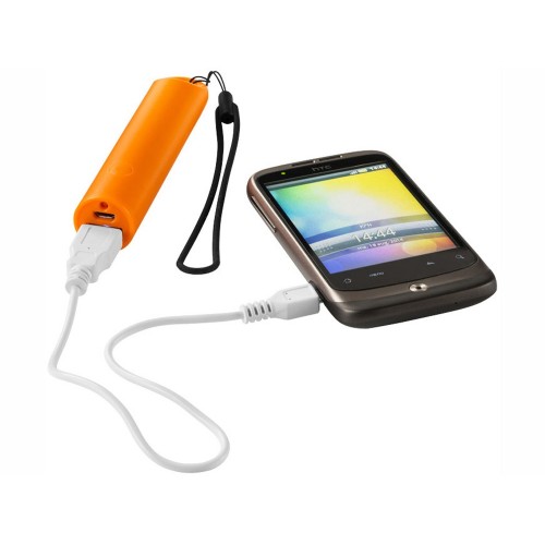 Портативное зарядное устройство Beam, 2200 mAh, оранжевый