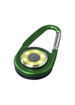 Фонарик с карабином The Eye, зеленый